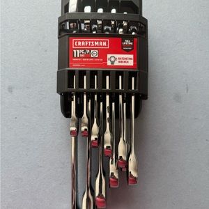 Craftsman 11pc ratcheting wrench set